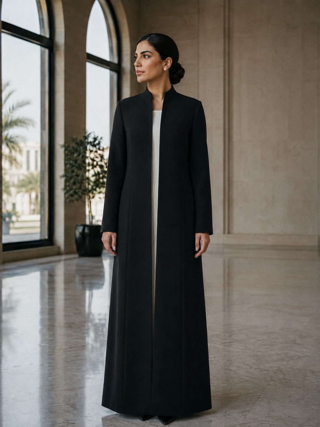 The Aseela — Collared Tailored Abaya