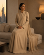 The Hala — Chiffon-Back Evening Abaya