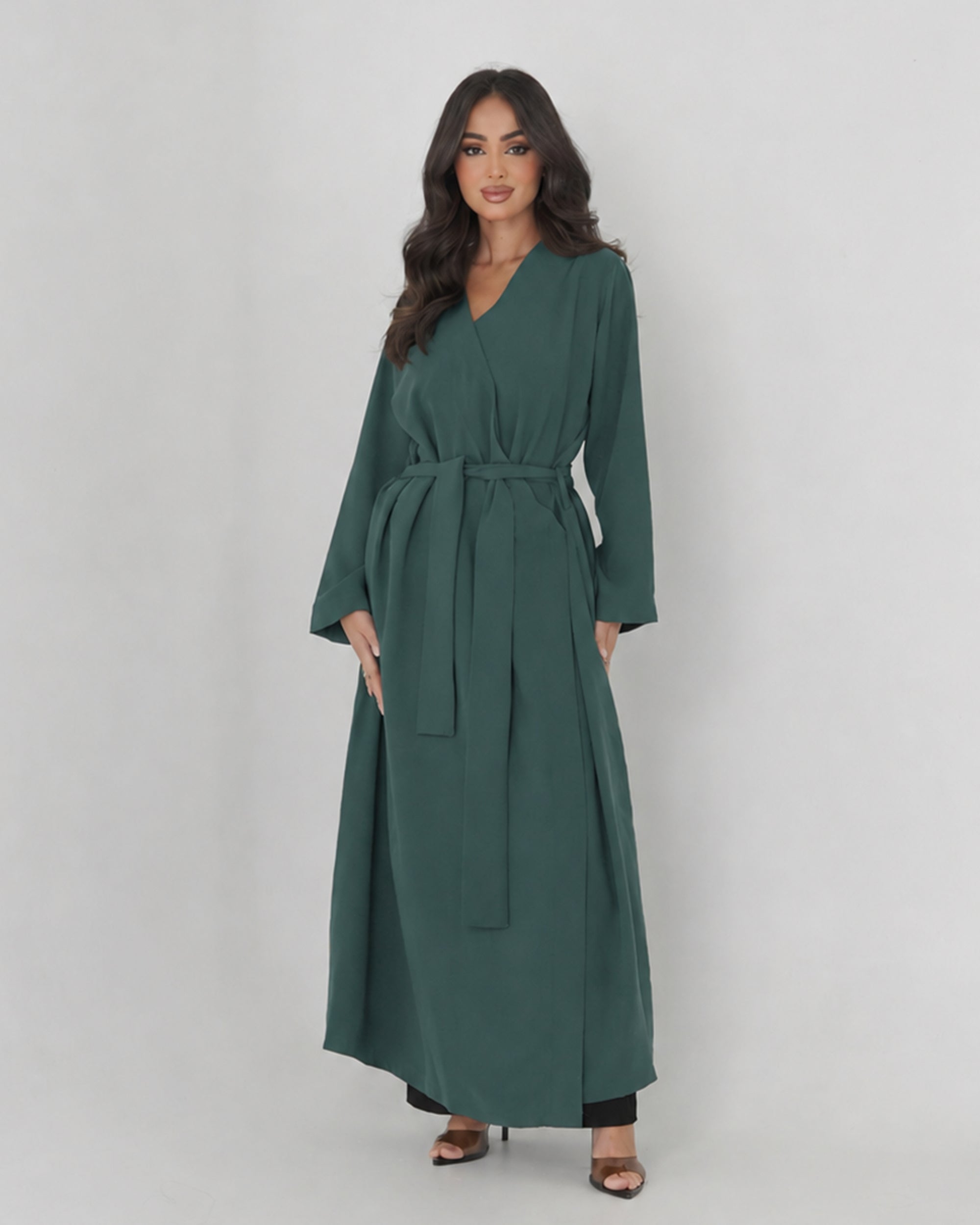 The Layan — Belted Wrap Abaya