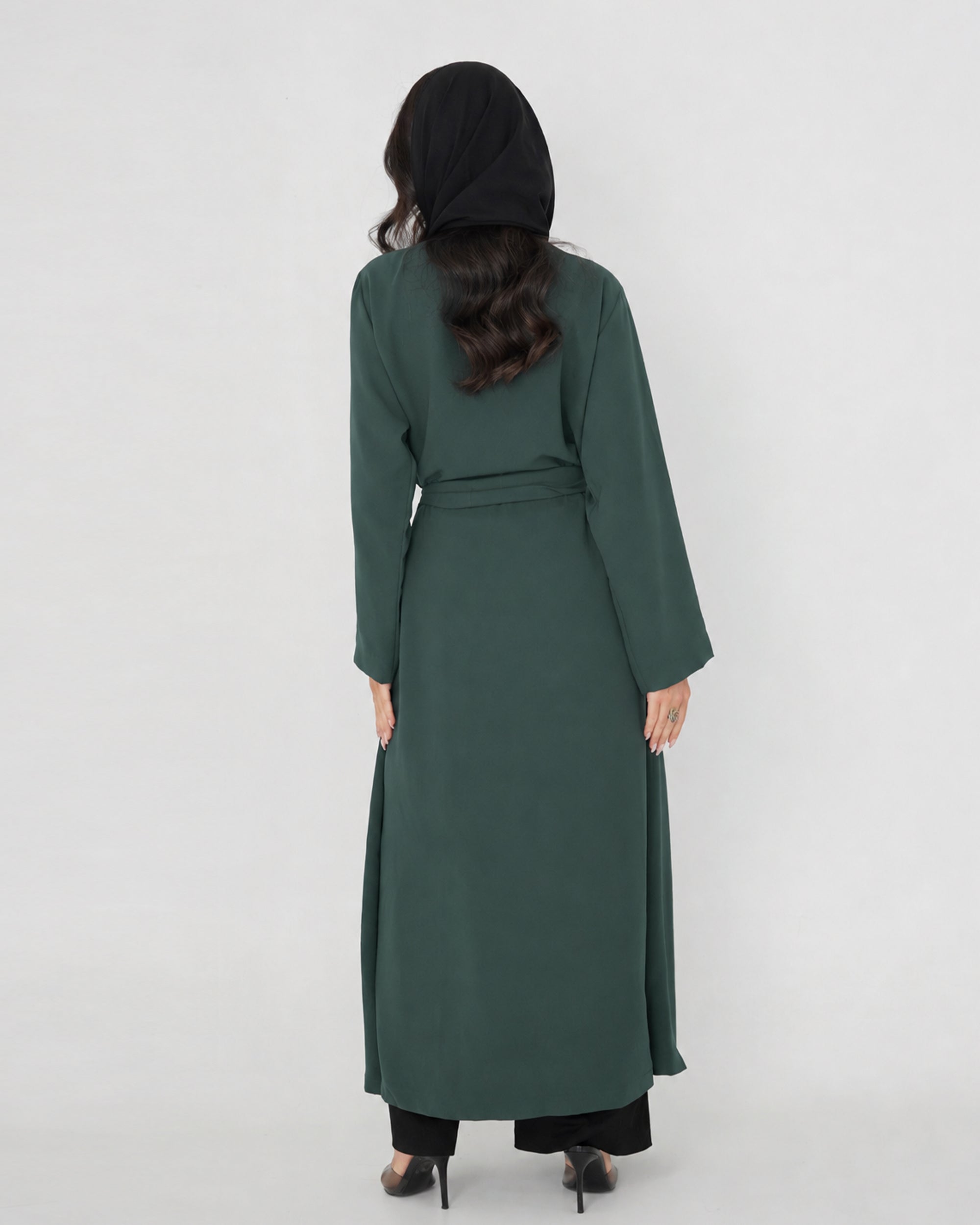 The Layan — Belted Wrap Abaya