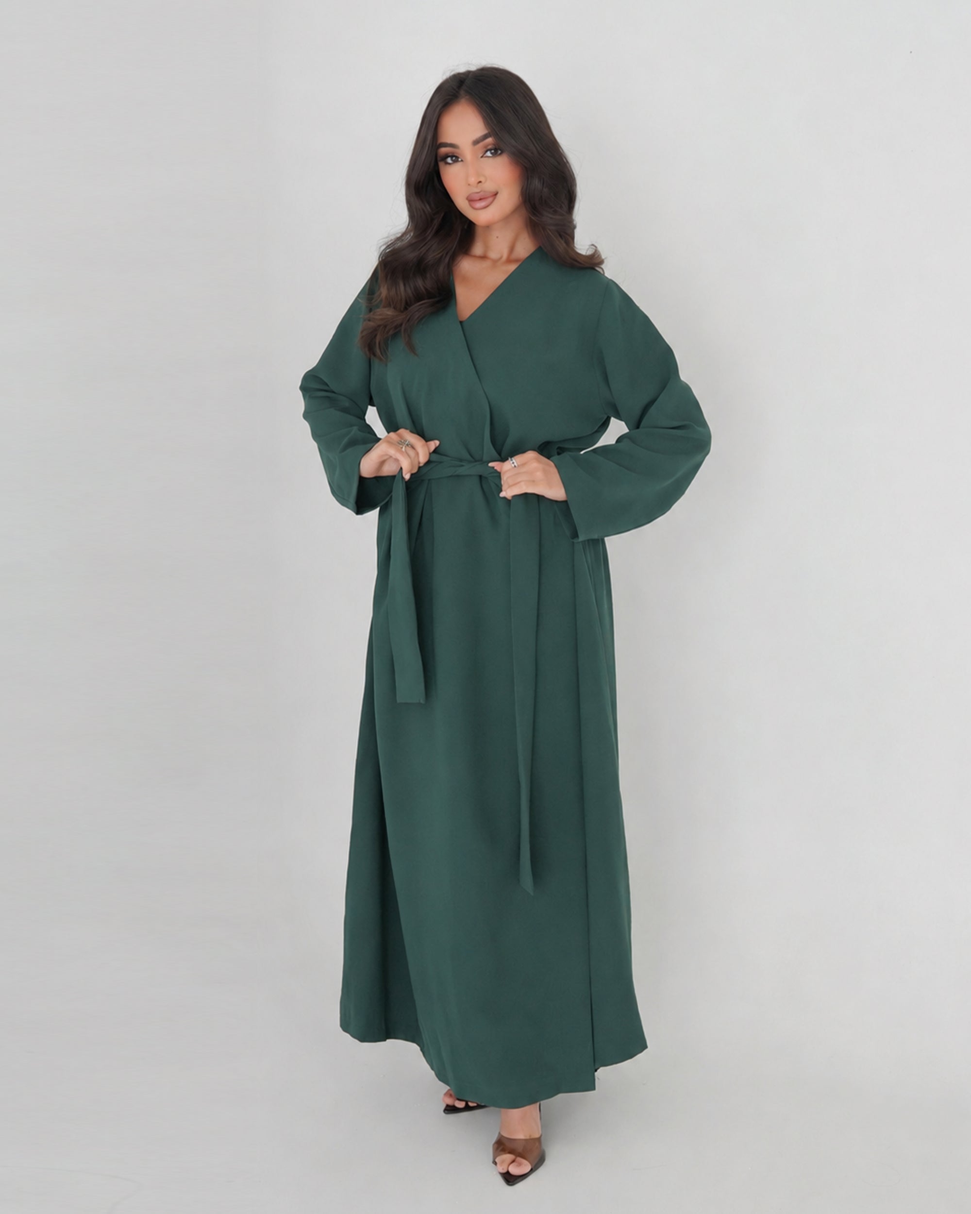 The Layan — Belted Wrap Abaya
