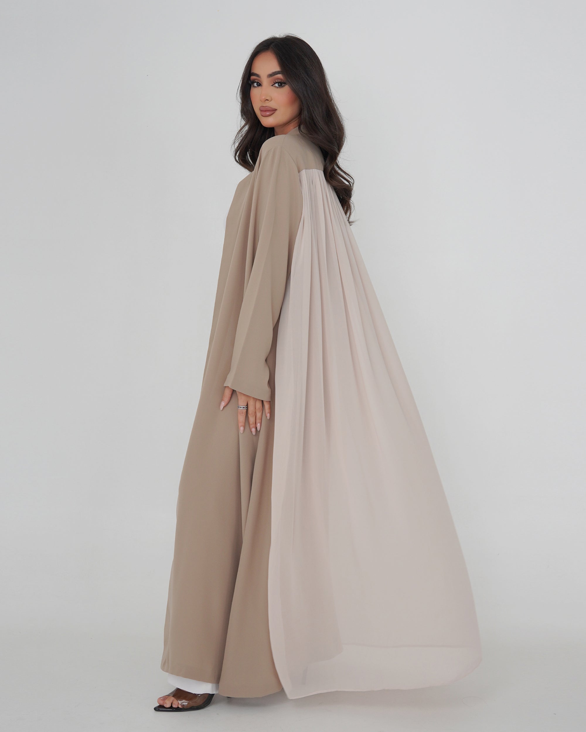 The Hala — Chiffon-Back Evening Abaya