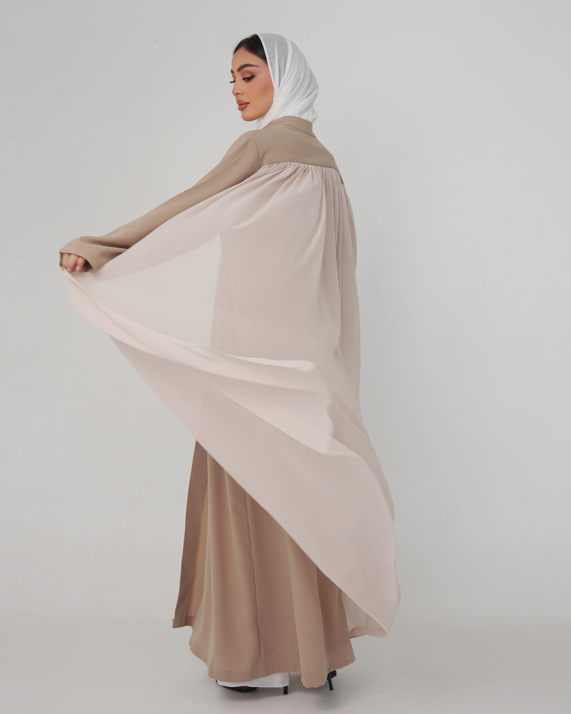 The Hala — Chiffon-Back Evening Abaya