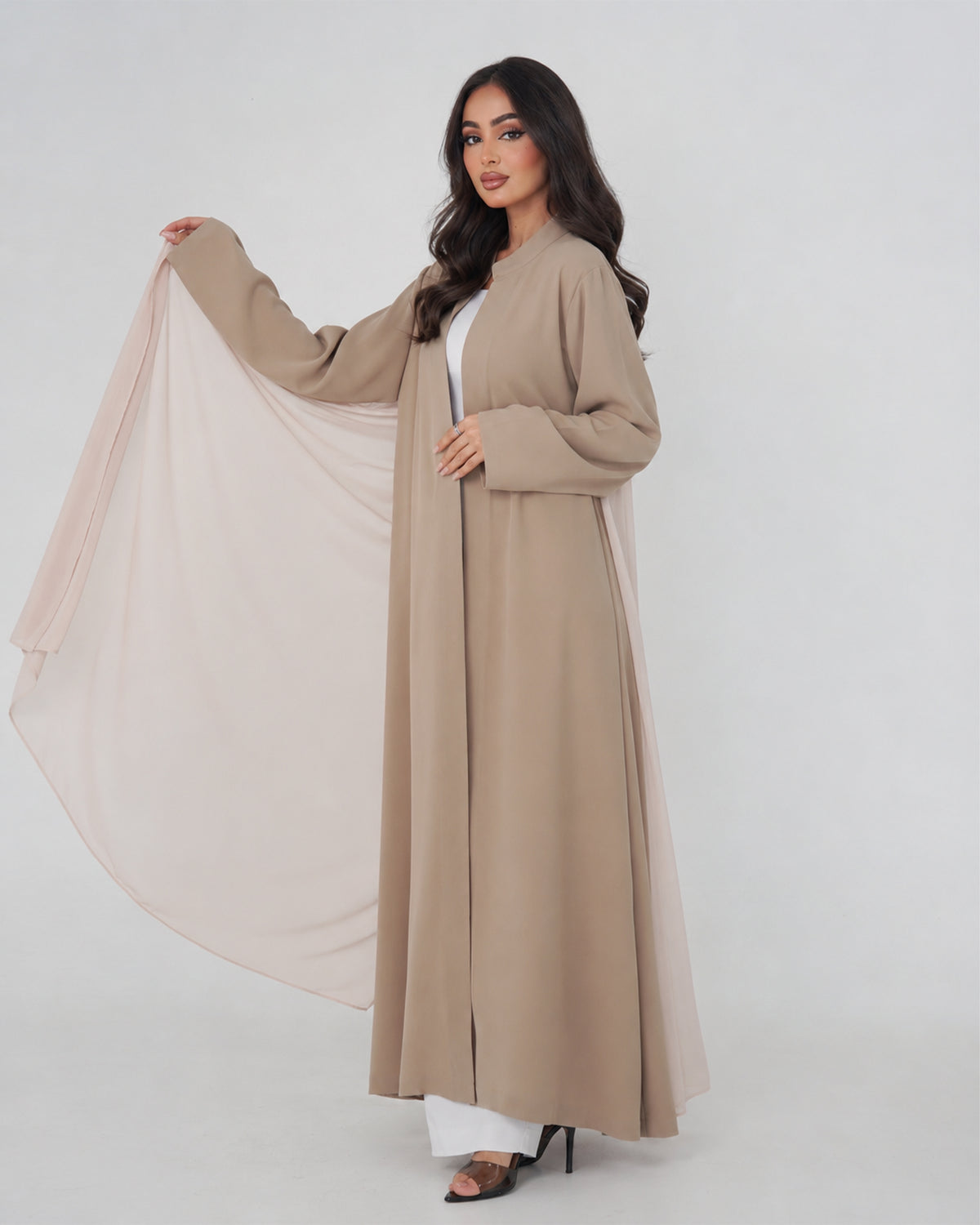 The Hala — Chiffon-Back Evening Abaya