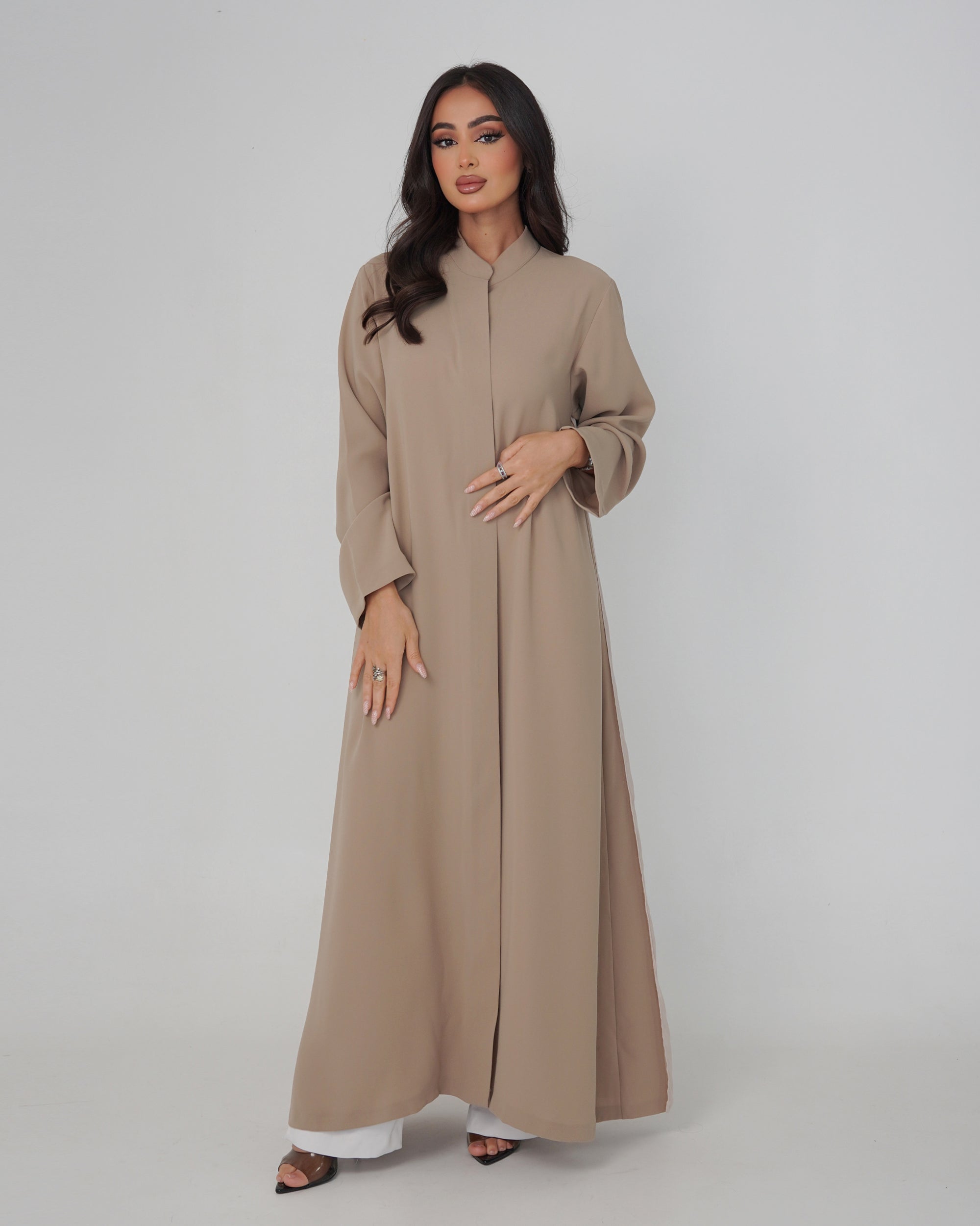The Hala — Chiffon-Back Evening Abaya