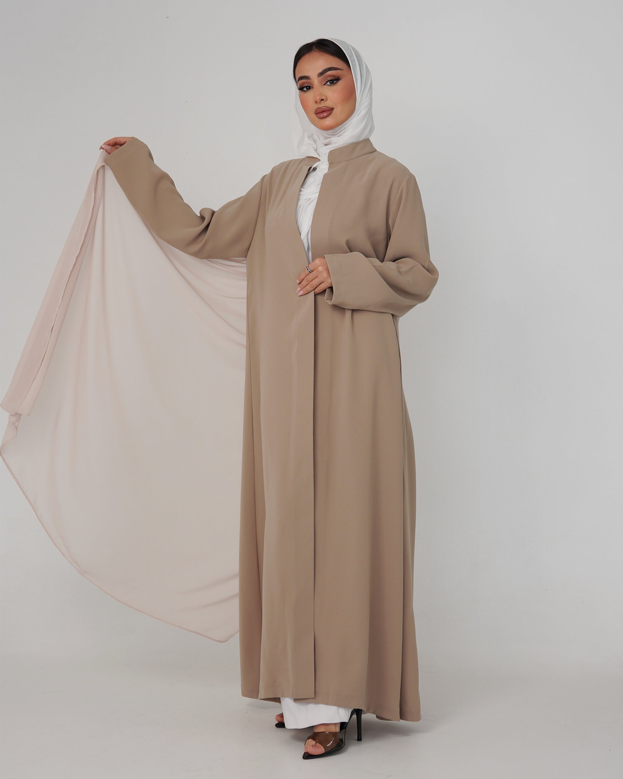 The Hala — Chiffon-Back Evening Abaya