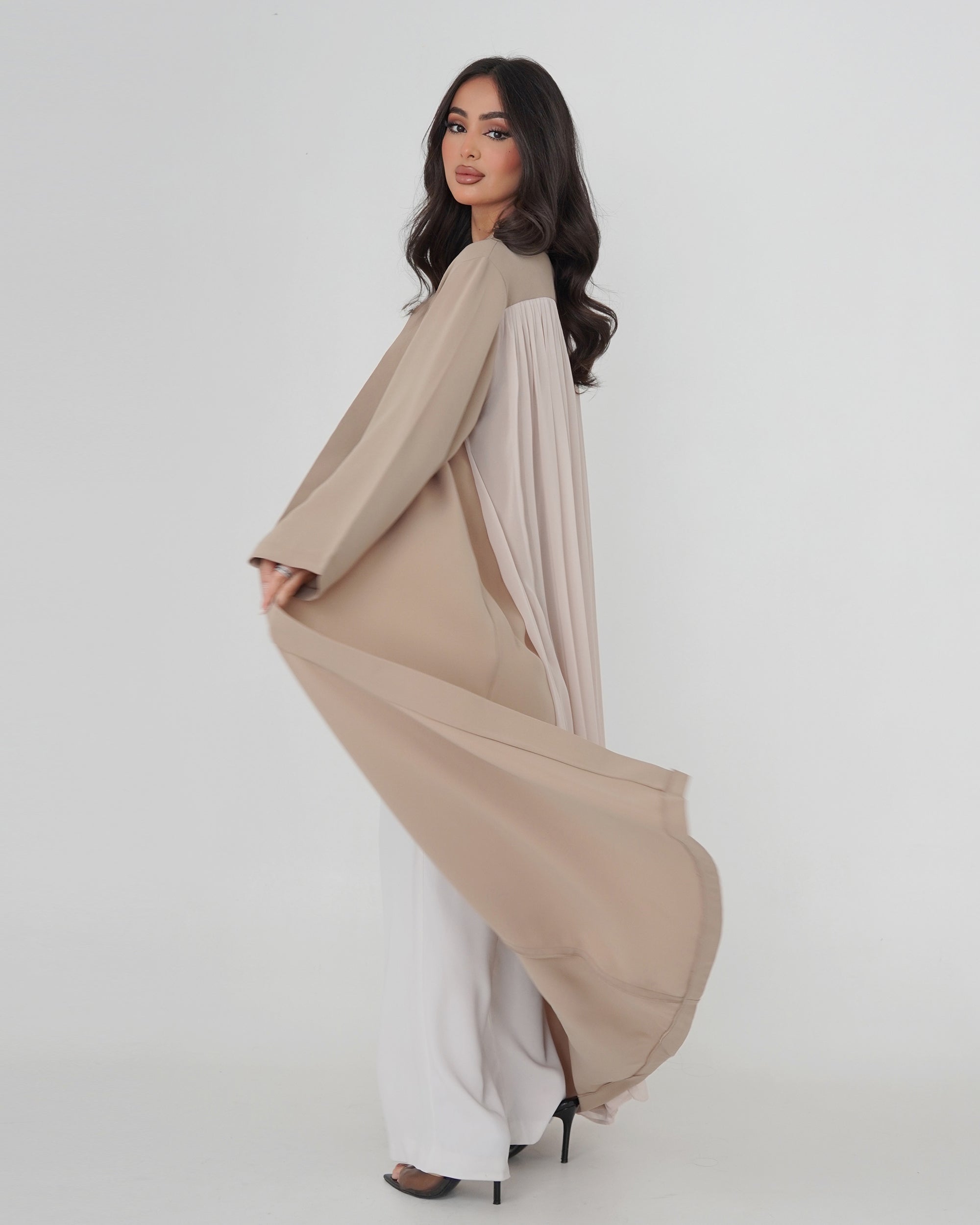 The Hala — Chiffon-Back Evening Abaya